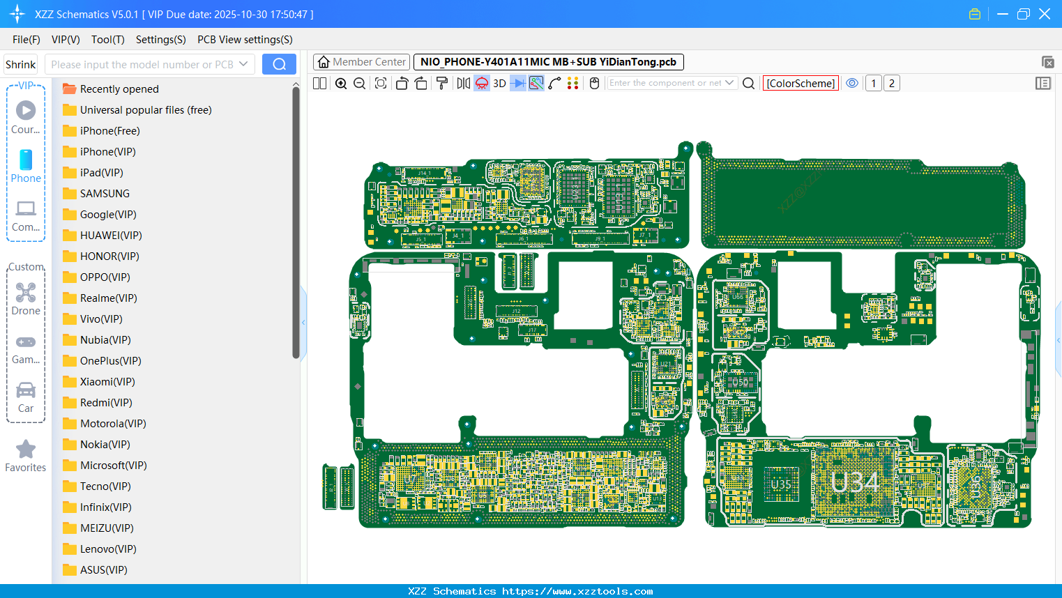NIO_PHONE-Y401A11MIC MB+SUB bitmap